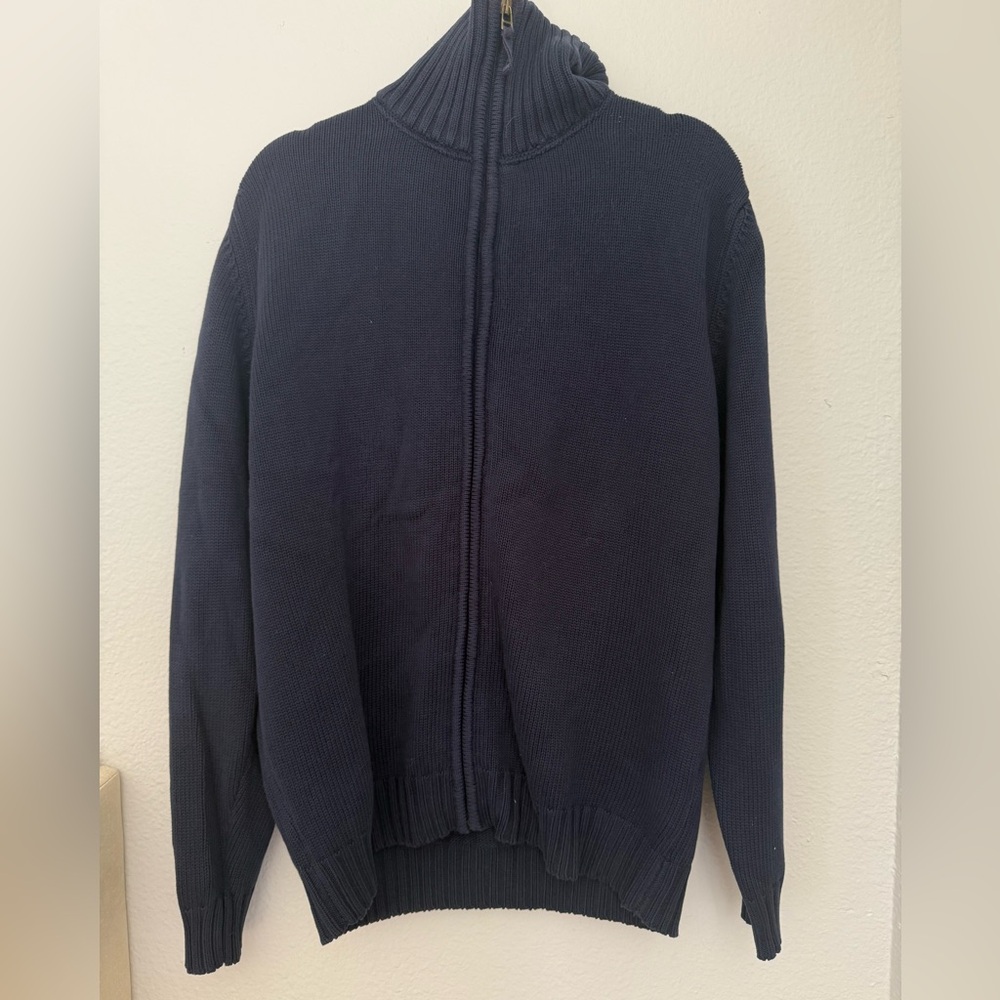 Zara Men's Zip Up Sweater